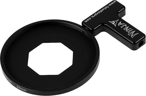 Ninja 62mm Filter Adapter - Creative Universal & Magnetic Accessories for Smartphones: Ninja Magnetic Core, 62mm Filter Adapter in Saudi Arabia