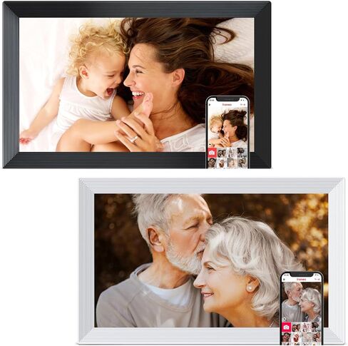 2 أجهزة كمبيوتر من إطار الصورة الرقمية ، Frameo 15.6 بوصة إطار صورة رقمي كبير wifi ، 1920 * 1080 IPS in Kuwait