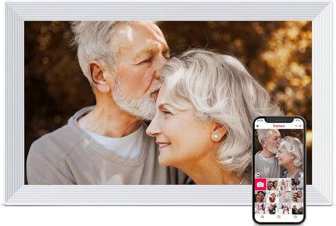2 أجهزة كمبيوتر من إطار الصورة الرقمية ، Frameo 15.6 بوصة إطار صورة رقمي كبير wifi ، 1920 * 1080 IPS in Kuwait