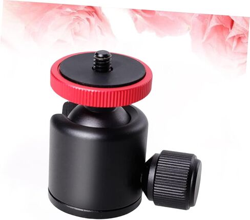 NUOBESTY DSLR Camera Tripod Mount 360° Rotatable Hot Shoe Head Compact Ballhead for Video Recording Compatible Tripods and Monopods in Saudi Arabia