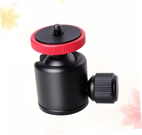 NUOBESTY DSLR Camera Tripod Mount 360° Rotatable Hot Shoe Head Compact Ballhead for Video Recording Compatible Tripods and Monopods in Saudi Arabia
