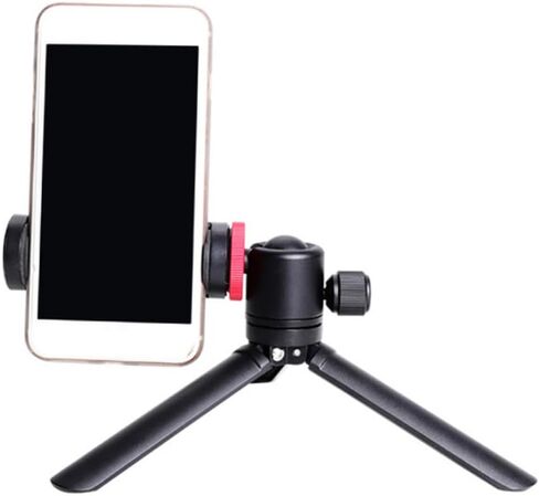 NUOBESTY DSLR Camera Tripod Mount 360° Rotatable Hot Shoe Head Compact Ballhead for Video Recording Compatible Tripods and Monopods in Saudi Arabia