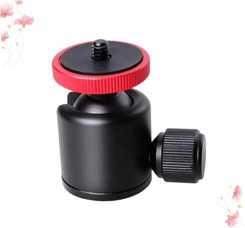 NUOBESTY DSLR Camera Tripod Mount 360° Rotatable Hot Shoe Head Compact Ballhead for Video Recording Compatible Tripods and Monopods in Saudi Arabia