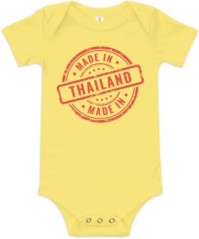 Made in Thailand baby onesie, Thai baby gift, cute baby bodysuit, Thailand pride baby, Thai baby clothes in Kuwait