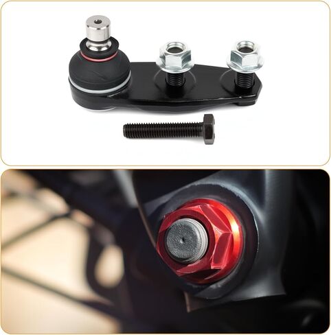 صواميل قفل سداسية من النايلون من uxcell، 10 قطع - M3 × 0.5 مم من سبائك الألومنيوم صامولة ذاتية القفل، صامولة قفل شفة أنودة للمثبتات (فضي) in Kuwait