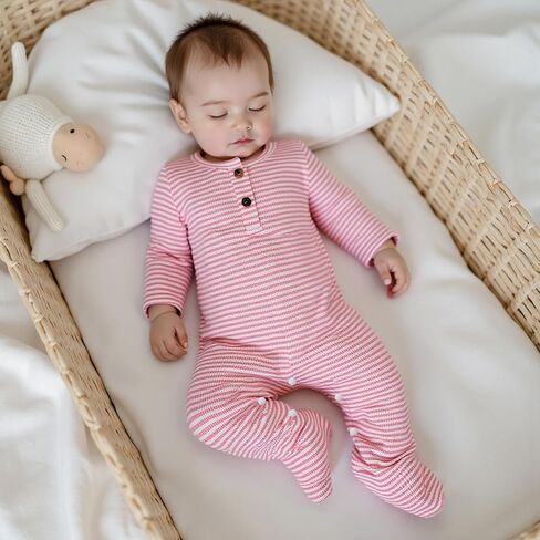 MERSARIPHY Newborn Boy Girl Outfit Gender Neutral Baby Clothes Knitted Romper Coming Home From Hospital One Piece Bodysuit in Saudi Arabia