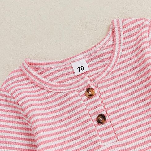 MERSARIPHY Newborn Boy Girl Outfit Gender Neutral Baby Clothes Knitted Romper Coming Home From Hospital One Piece Bodysuit in Saudi Arabia