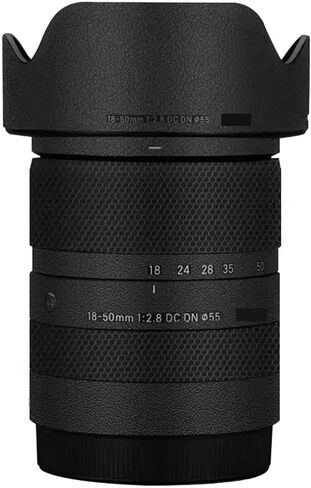 Camera Lens Sticker for Sigma 18-50mm F2.8 DC DN Fit for Sony E/Fuji X Mount Camera Coat Wraps Film Protector Vinyl Decal Skin 1:2.8 18-50 2.8(Circuit Titanium) in Saudi Arabia