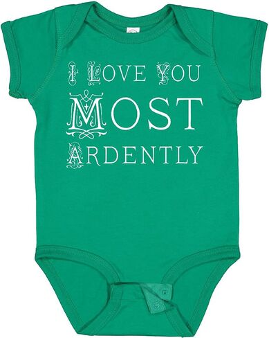 inktastic I Love You Most Ardently Austen Baby Bodysuit in Saudi Arabia