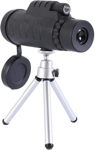 50x60 High Definition Monocular Telescope with Dual Adjustment Zoom and Phone Clip - Portable Binoculars for Outdoor Exploration in Saudi Arabia