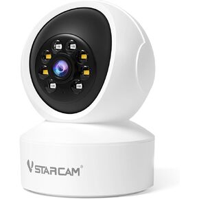 720P Indoor Cameras for Home, 360° Indoor Pet Camera with Speaker Color Night Vision, Motion Detection, 24/7 SD & Cloud Storage, 2.4GHz WiFi Camera in Kuwait