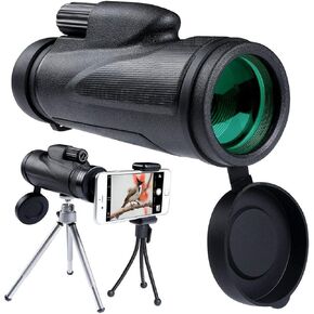 12x50 HD Monocular Telescope - 12x Magnification Zoom Lens with Smartphone Holder and Stand in Kuwait