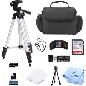 Professional Camera Accessory Kit for Canon, Nikon, Sony, Panasonic, Fuji and Olympus Digital Cameras. Bundle Includes Must-Have Accessories in Saudi Arabia