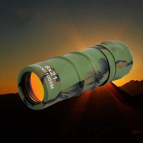 8X21 Zoom Monocular Telescope - Compact, High Definition Binoculars for Camping, Hiking, and Wildlife Observation in Saudi Arabia