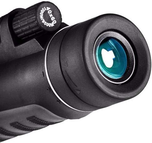 10x42 Compact Waterproof Monocular Telescope with 12x Magnification Zoom Lens - Smartphone Adapter & Tripod Compatible in Saudi Arabia