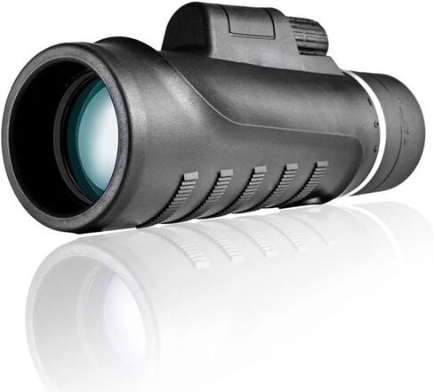10x42 Compact Waterproof Monocular Telescope with 12x Magnification Zoom Lens - Smartphone Adapter & Tripod Compatible in Saudi Arabia