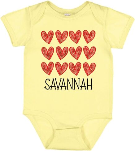 TATY Kids Hearts Savannah Baby Infant Bodysuit in Saudi Arabia