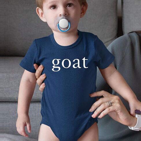 GOAT - Greatest Of All Time Infant One-Piece Bodysuit, Soft Cotton in Saudi Arabia