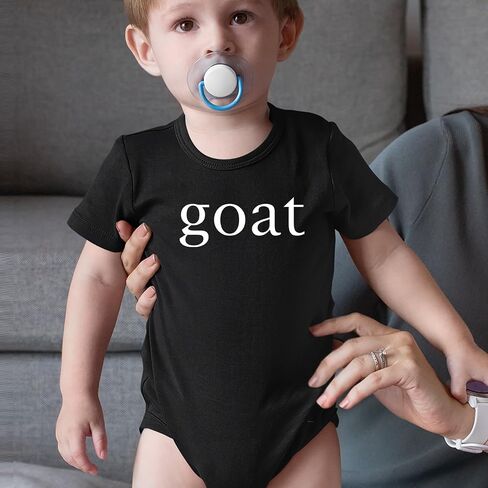 GOAT - Greatest Of All Time Infant One-Piece Bodysuit, Soft Cotton in Saudi Arabia