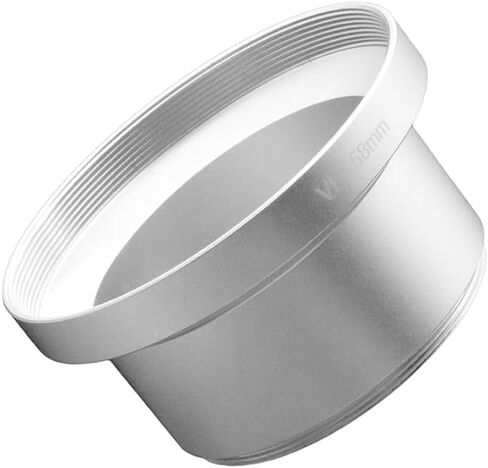 58mm Lens Adapter Tube Ring Filter Adapter Tube for Sony CyberShot DSC V1 Camera Silver (V1 58mm) in Saudi Arabia