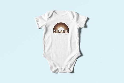 Pop Threads Melanin Rainbow Black History Pride BHM BLM Infant Baby Boy Girl Bodysuit in Saudi Arabia