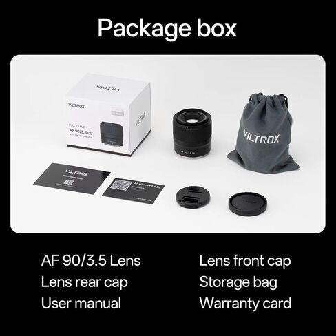 عدسة Viltrox 90mm F3.5 DL-MOUNT ، عدسة تلقائية تلقائية تلقائية تلقائيية متوسطة الإطار من أجل DJI 3 ، لكاميرا DJI Ronin 4D in Saudi Arabia
