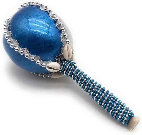 Maraca de Yemaya - Yemaya Rattle ، Blue ، Silver (309) in Kuwait