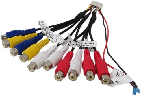 XDCPA10BT Pre-Amp/Video AV Input Output & Camera cable 18 Pin connector for Dual XDCPA10BT in Saudi Arabia
