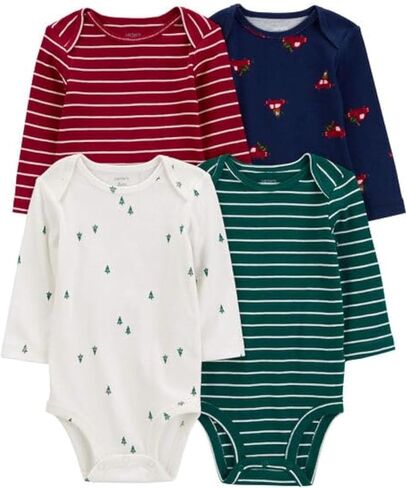 Baby's Baby 4-Pack Long-Pack Seleeve (عطلة ، 3 أشهر) in Kuwait