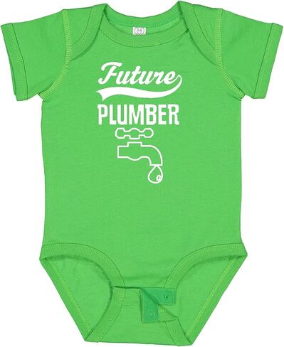 Inktastic Future Plumber Childs Plumbing Babysuit in Saudi Arabia