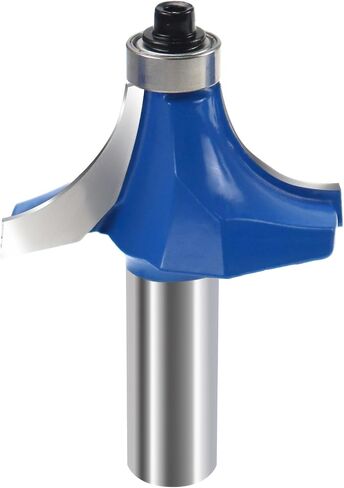 1/2 Inch Shank Round Over Router Bit Corner Rounding Edge-Forming Roundover Beading Router Bit 2 Cutting Diameter (25.4mm R) in Saudi Arabia