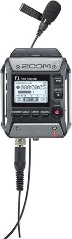 Zoom F1 Recorder مع microphone Lavalier - حزمة مع بطاقة SDHC Micro 32GB in Kuwait