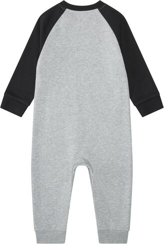 adidas baby-boys Long Sleeve Color Block French Terry Coverall in Saudi Arabia
