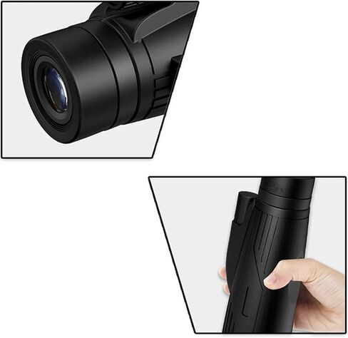 12X50 HD Monocular Zoom Telescope - High Power Scope for Bird Watching, Hunting, Camping, and Outdoor Activities in Saudi Arabia