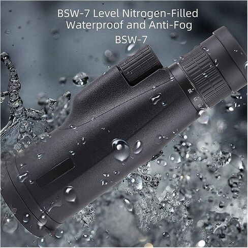 10-30x50 High-Power Monocular Telescope with BKA4/FCM Lens - Long Range, Compact Design for Hunting, Camping, and Tourism - Sharp Image Clarity in Saudi Arabia