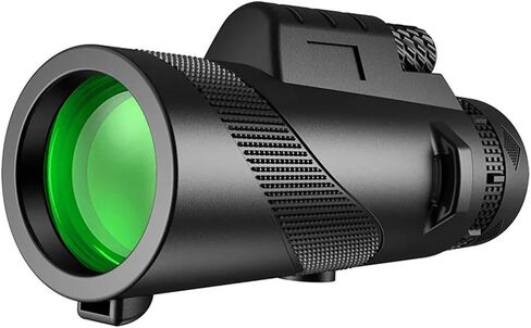 80X100 HD Monocular Telescope with 8000M Long Range Zoom and Bak4 Prism - Includes/Excludes Tripod and Phone Clip - Perfect for Hunting, Outdoor, Camping - Sharp Images in Saudi Arabia