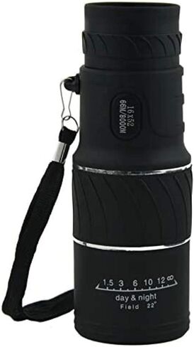 16X52 Zoom Mini Dual Focus Monocular Telescope - High Power Portable Binoculars for Bird Watching in Saudi Arabia