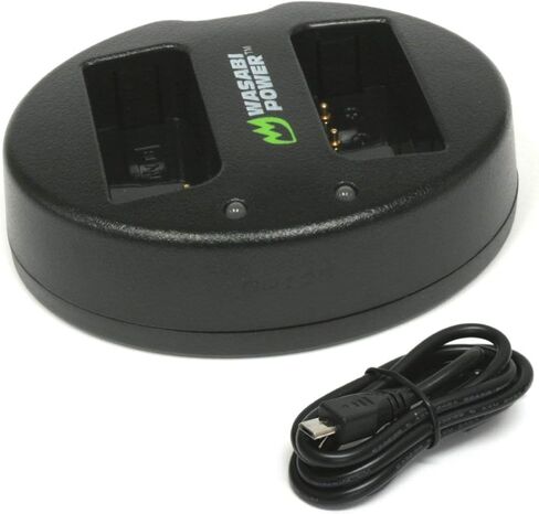 Wasabi Power Dual USB Battery Charger for Olympus BLN-1, BCN-1 in Saudi Arabia