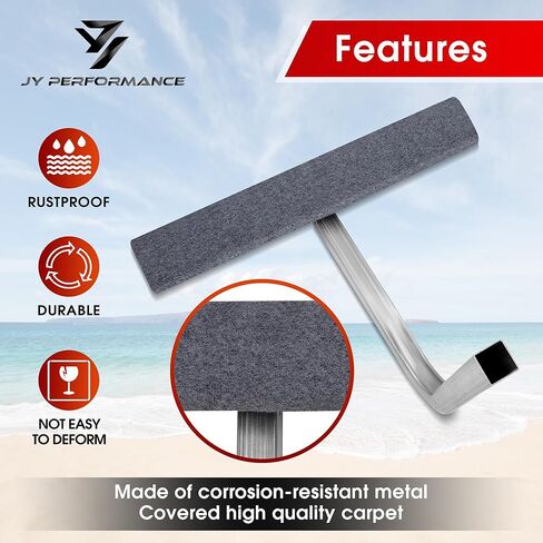 58" Inch Boat Trailer Guides Bunk Carpeted Adjustable Boat Guide-on Hot Dip Galvanized Finish for Ski Boat, Fishing Boat, Sailboat, Kayak, Canoe in Saudi Arabia