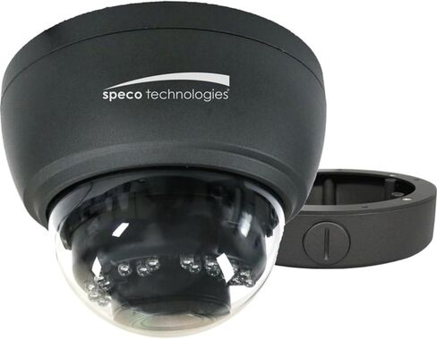 Speco HT7250TM 2MP HD-TVI Intensifier Dome Camera with Junction Box, 5-50mm Motorized Lens, Dark Gray in Saudi Arabia