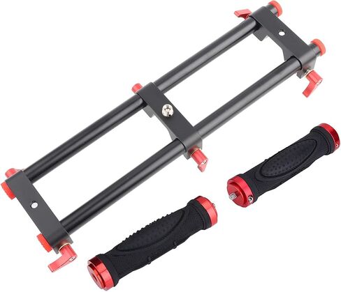 الكاميرا مزدوجة قبضة موسعة مقبض التثبيت ملحق الحفارة ل feiyu chololder مصنوعة من Allime Allime Allime Aluminium الأسود 30.5 × 10 × 16.5 سم 500g in Kuwait