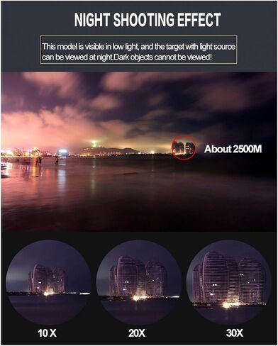 10-30x60 High-Power Monocular Telescope with Smartphone Adapter - 60mm FMC BAK4 Prism for Bird Watching, Camping, Hiking, Hunting in Saudi Arabia