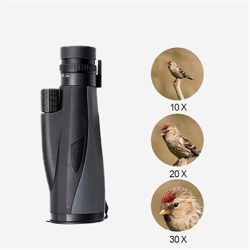 10-30x60 High-Power Monocular Telescope with Smartphone Adapter - 60mm FMC BAK4 Prism for Bird Watching, Camping, Hiking, Hunting in Saudi Arabia