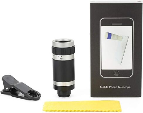 8X18 Pocket Monoculars - Mini Portable Optics with 12x Magnification Zoom Lens and Phone Adapter for Bird Watching in Saudi Arabia