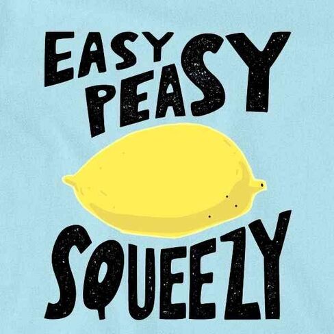 Pop Threads Easy Peasy Lemon Squeezy Cute Funny Infant Baby Boy Girl Bodysuit in Saudi Arabia