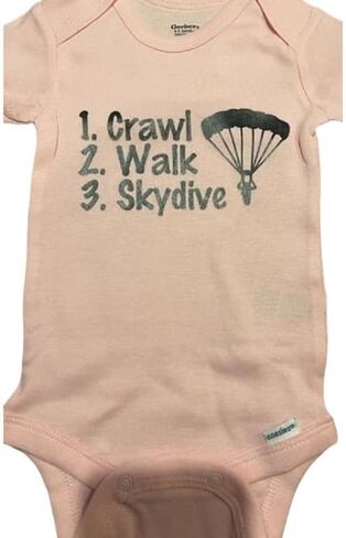 زحف المشي القفز بالمظلات المخصصة للأطفال ® ® kit Skydiving Onesie ® قطعة واحدة in Kuwait