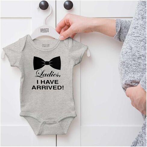 Brisco Brands Ladies لقد وصلت وسيم Bowtie Baby Bodysuit Boys in Saudi Arabia