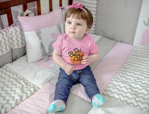 Pop Threads Del Boca Vista Retirement Community 90s Graphic Infant Baby Boy Girl Bodysuit in Saudi Arabia