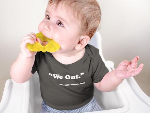 Pop Threads We Out Harriet Tubman 1849 Black History Infant Bodysuit Black 12M in Saudi Arabia
