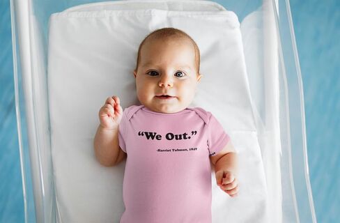 Pop Threads We Out Harriet Tubman 1849 Black History Infant Bodysuit Black 12M in Saudi Arabia